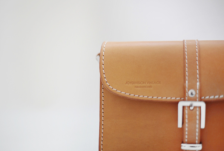 joydivision vintage handmade bag retro square leather bag simple brown - Messenger Bags & Sling Bags - Genuine Leather Brown