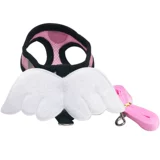 Дроящая веревка для собак Небольшая средняя жилетка для собак Ходьба для собак веревка Ангел крылопроницаемые крыло быки с бычьей борьбой с питомником