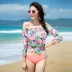 Ưu đãi đặc biệt Mới cặp đôi áo tắm thép thật của Zi Zi tập hợp bikini áo tắm xuân nóng ba mảnh bảo thủ - Vài đồ bơi