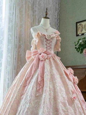 taobao agent [Rossia Song Li] The original design of the deposit designs lolita flower marrying the gorgeous adult dress wedding dress