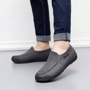 Giày đi mưa nam 2018 cắt thấp ống ngắn không thấm nước giày nhẹ, đế dày, đế dày, giày cao su chống trượt, giày công sở