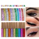 Đầy màu sắc sáng bóng bút kẻ mắt màu nhấp nháy bóng mắt sáng Jingjing sequins eyeliner sân khấu trang điểm bóng mắt COS kẻ mắt sivanna Bút kẻ mắt