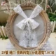 Hàn Quốc Handmade Full Lace Dress Đồ lót Bra Không trơn Điều chỉnh Wide Buckle Halter Dây đeo vai J001 - Vai tráng