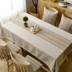 Nhật bản cotton linen khăn trải bàn khăn trải bàn tủ TV bìa khăn màu xám hiện đại đơn giản hình chữ nhật bàn cà phê khăn trải bàn Khăn trải bàn