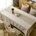 Nhật bản cotton linen khăn trải bàn khăn trải bàn tủ TV bìa khăn màu xám hiện đại đơn giản hình chữ nhật bàn cà phê khăn trải bàn trải bàn nhựa Khăn trải bàn
