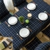 Khăn trải bàn mục vụ người Mỹ vải cotton và vải lanh nhỏ lưới tươi bàn cà phê khăn trải bàn hình chữ nhật châu Âu tròn khăn trải bàn tây khăn trải bàn Khăn trải bàn