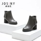 Зимние флисовые универсальные классические короткие сапоги с молнией для отдыха