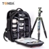 Tongba chuyên nghiệp ba lô chụp ảnh công suất lớn Ba lô ngoài trời Canon Nikon SLR ba lô chống máy ảnh chống trộm - Phụ kiện máy ảnh kỹ thuật số
