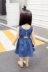 Trẻ em Hàn Quốc mùa hè denim vest váy thủy triều 2019 trẻ em nữ bé mùa hè thời trang hoang dã - Sản phẩm HOT