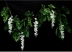 Mô phỏng 2,4 m Wisteria hoa giả hoa tím trần hoa nho trang trí đám cưới cây nho nho hoa mây - Hoa nhân tạo / Cây / Trái cây Hoa nhân tạo / Cây / Trái cây