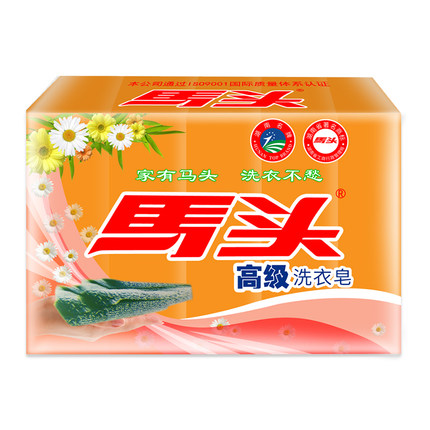 马头肥皂160g(5合1)洗衣皂