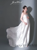 Тканевое материнское платье