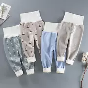 Sản phẩm mới đơn giản của Nhật Bản có cùng đoạn thiết kế sáng tạo bụng bé 2019 quần bé sơ sinh cạp cao quần bé - Quần áo lót
