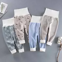 Sản phẩm mới đơn giản của Nhật Bản có cùng đoạn thiết kế sáng tạo bụng bé 2019 quần bé sơ sinh cạp cao quần bé - Quần áo lót quần áo trẻ em 10 tuổi