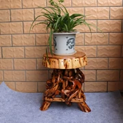 Cơ sở gỗ rắn đứng rắn gỗ phân gốc khắc trang trí cơ sở khắc gốc rễ cây bonsai hoa đứng phân rắn cuckoo - Các món ăn khao khát gốc