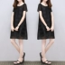 Mùa hè 2019 mới của phụ nữ phiên bản Hàn Quốc của sọc lớn màu đen Một chiếc váy chữ thời trang lỏng lẻo - A-Line Váy váy nữ A-Line Váy