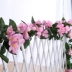 Mô phỏng hoa lily mây phòng khách sưởi ấm điều hòa không khí ống trang trí đám cưới hoa nhựa treo tường trang trí hoa - Hoa nhân tạo / Cây / Trái cây bình hoa giả đẹp để phòng khách Hoa nhân tạo / Cây / Trái cây