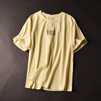 [2] G 25 mùa hè vòng cổ kẹo giấy in áo sơ mi ngắn tay Hàn Quốc thời trang hoang dã áo thun T-Shirt áo phông ngắn tay