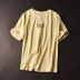 [2] G 25 mùa hè vòng cổ kẹo giấy in áo sơ mi ngắn tay Hàn Quốc thời trang hoang dã áo thun T-Shirt áo phông ngắn tay Áo phông