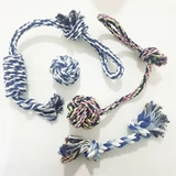 Игрушка для собак с ватным веревочным мяч