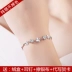 S925 sterling bạc vòng đeo tay nữ net đỏ Nhật Bản và Hàn Quốc sinh viên tay đơn giản trang sức món quà sinh nhật để gửi bạn gái mẹ mẹ