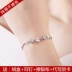 S925 sterling bạc vòng đeo tay nữ net đỏ Nhật Bản và Hàn Quốc sinh viên tay đơn giản trang sức món quà sinh nhật để gửi bạn gái mẹ mẹ Vòng đeo tay Clasp