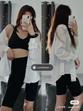 Сейчас ~ купить Lululemon на полный день впереди рубашка йога отдых удобно длинная рубашка