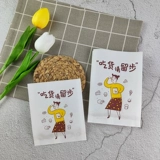 Одноразовый пакет с закусками масло -надежный бумажный пакет с куриным стеновым бургером куриные крылышки куриная сумка с жареной куриной упаковкой