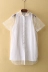 Gongzi Yue [trăm] mùa hè khâu lưới lỏng thời trang áo sơ mi dress mall rút tủ chính hãng (lần) áo sơ mi nhung Áo sơ mi