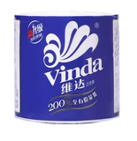 Vida 200 к порции и синей классической 200 грамм из четырех слоев рулонной бумаги туалетная бумага 4 подъем 40 томов
