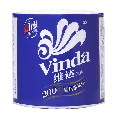 Vida 200 к порции и синей классической 200 грамм из четырех слоев рулонной бумаги туалетная бумага 4 подъем 40 томов