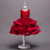 Váy hoa cô gái eo cao váy pettiskirt váy cô gái biểu diễn váy váy sinh nhật tiệc chủ nhà trẻ em - Váy trẻ em váy phù dâu bé gái Váy trẻ em