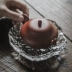 Xã hội sứ cũ Khay thủy tinh pha lê Phong cách Nhật Bản dày tay nồi thủy tinh mang khay sáng tạo phụ kiện đĩa trái cây - Trà sứ