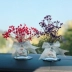 Trang trí nữ nhỏ tươi trang trí xe hơi hương liệu xe hoa vĩnh cửu đầy sao hoa bó hoa khô với bình hoa - Trang trí nội thất