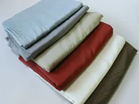 Xử lý cổ phiếu mềm trơn tốt sợi tre màu rắn tấm gần ngủ duy nhất 180 * 230 cm thảm trải giường thay đệm