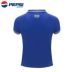 Pepsi Pepsi thể thao nữ giản dị Áo sơ mi polo Mùa hè mới màu xanh lớn kích thước lớn của phụ nữ áo ngắn tay áo polo họa tiết Áo polo thể thao