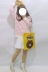 Nhật bản cao đẳng gió hoang dã sọc ngang thư macarons lỏng kích thước lớn cô gái mềm chị dài tay áo của phụ nữ áo len