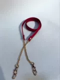 Эксклюзивная индивидуальная сумка для рта Gold Pu+цепь 120 см светло -золотой сумки (произвольно пары 5 бесплатная доставка)