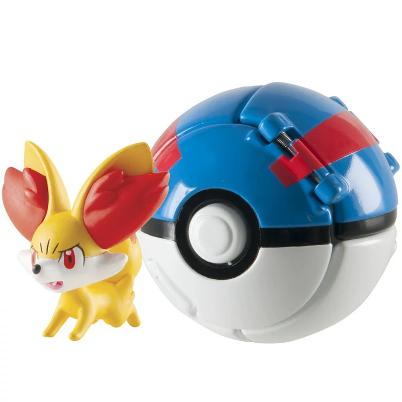 Официальные игрушки Pokemon Pikachu Маленький огненный дракон против Покемон Шарики