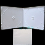 Двойная упаковочная коробка CD молоко белый PP мягкий пластиковый диск DVD -диск нелегко разбить два куска бахровой коробки