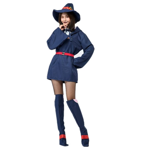 Ролевая анимация анимация ведьма Маленькая ведьма колледжская школа Управление колледжа Magic College Cos Press Press Performance Одежда