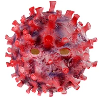 Маска вируса с короткими