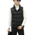 Mùa đông mới của Hàn Quốc phiên bản của tự trồng đứng cổ áo nam cotton vest thời trang ngắn cotton vest áo khoác thanh niên vest vai vest quần áo nam cao cấp Áo vest cotton