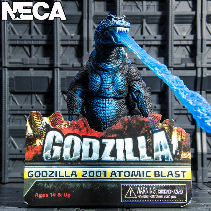 2001 & Godzilla & BlueNECA Godzilla 2019 film godzilla  burning red lotus Movable Garage Kit 7 inch Model Godzilla Monster