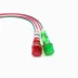 Đèn báo nguồn nhỏ có dây, đèn tín hiệu XD10-3W, mở 10MM, đỏ và xanh, 24V220V 