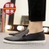 Hàn Quốc phiên bản thấp cắt mưa khởi động của nam giới thời trang giày nước mùa hè giày nhà bếp giày giày không thấm nước không trượt dầu- bằng chứng làm việc giày Rainshoes