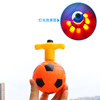 Оранжевый Футбольный гироскоп（Светящаяся + музыка）