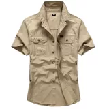 Летняя тонкая дорожная рубашка для отдыха