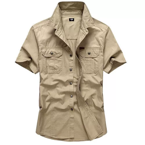 Летняя тонкая дорожная рубашка для отдыха