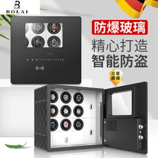 Покачивая таблицы 德国品牌摇表器保险柜自动机械表转表器小型机械手表柜防盗保险箱